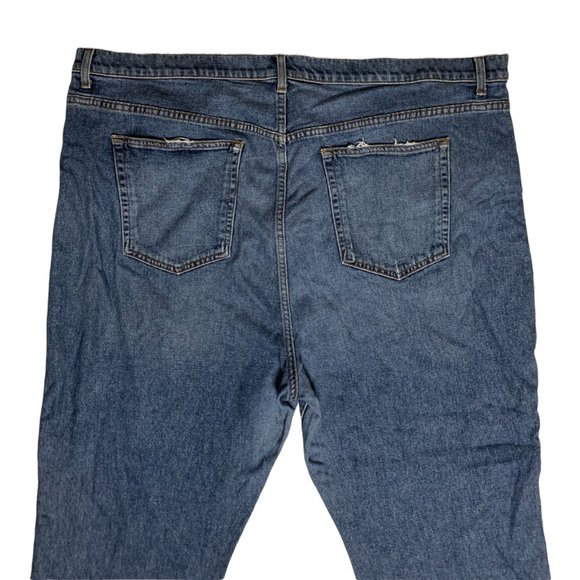 Reformation Liza High Straight Jeans Tag 24 Blue High-Rise W45xL40 Denim - Picture 11 of 12